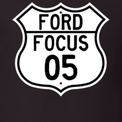 2005 Focus Custom Highway Route Sign T Shirt