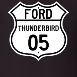 2005 Thunderbird Custom Highway Route Sign T Shirt