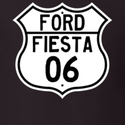 2006 Fiesta Custom Highway Route Sign T Shirt