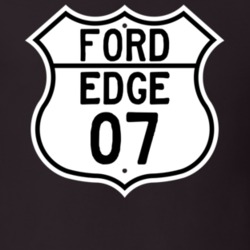 2007 Edge Custom Highway Route Sign T Shirt