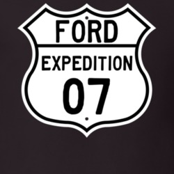 2007 Expedition Custom Highway Route Sign T Shirt