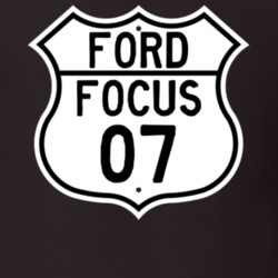2007 Focus Custom Highway Route Sign T Shirt