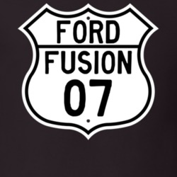 2007 Fusion Custom Highway Route Sign T Shirt