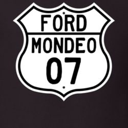 2007 Mondeo Custom Highway Route Sign T Shirt