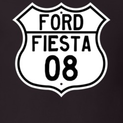 2008 Fiesta Custom Highway Route Sign T Shirt