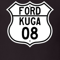 2008 Kuga Custom Highway Route Sign T Shirt