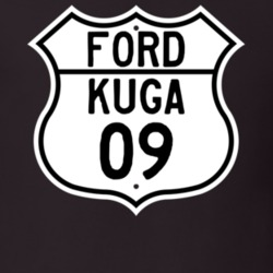 2009 Kuga Custom Highway Route Sign T Shirt