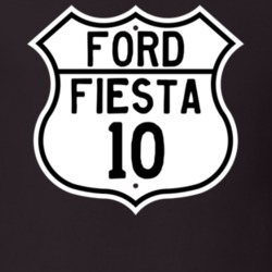 2010 Fiesta Custom Highway Route Sign T Shirt