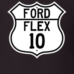 2010 Flex Custom Highway Route Sign T Shirt