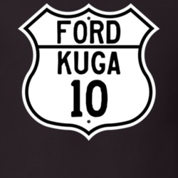 2010 Kuga Custom Highway Route Sign T Shirt
