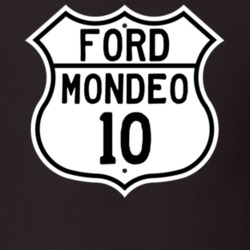 2010 Mondeo Custom Highway Route Sign T Shirt