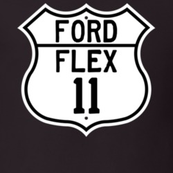 2011 Flex Custom Highway Route Sign T Shirt