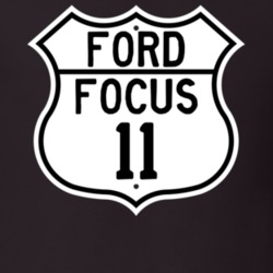 2011 Focus Custom Highway Route Sign T Shirt