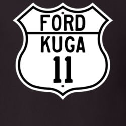 2011 Kuga Custom Highway Route Sign T Shirt