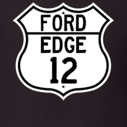 2012 Edge Custom Highway Route Sign T Shirt