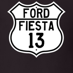 2013 Fiesta Custom Highway Route Sign T Shirt