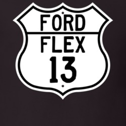 2013 Flex Custom Highway Route Sign T Shirt