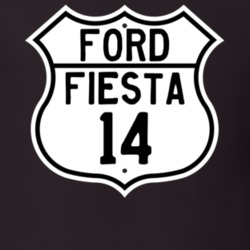 2014 Fiesta Custom Highway Route Sign T Shirt