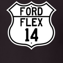 2014 Flex Custom Highway Route Sign T Shirt