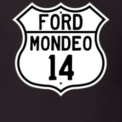 2014 Mondeo Custom Highway Route Sign T Shirt
