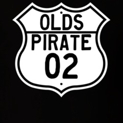 Highway Route Sign 1902 Oldsmobile Pirate  T Shirt
