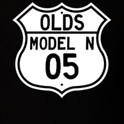 Highway Route Sign 1905 Oldsmobile Model N  T Shirt