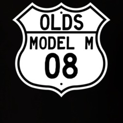 Highway Route Sign 1908 Oldsmobile Model M  T Shirt