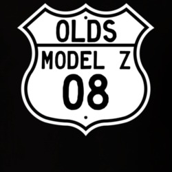 Highway Route Sign 1908 Oldsmobile Model Z  T Shirt