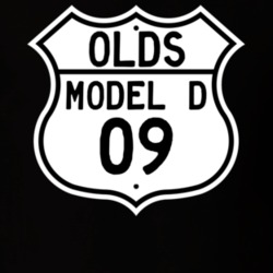 Highway Route Sign 1909 Oldsmobile Model D  T Shirt