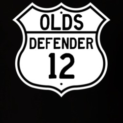 Highway Route Sign 1912 Oldsmobile Defender  T Shirt