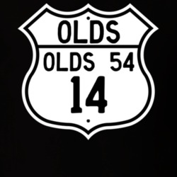 Highway Route Sign 1914 Oldsmobile Olds 54  T Shirt