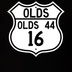 Highway Route Sign 1916 Oldsmobile Olds 44  T Shirt