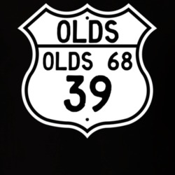 Highway Route Sign 1939 Oldsmobile Olds 68  T Shirt