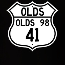 Highway Route Sign 1941 Oldsmobile Olds 98  T Shirt