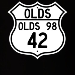 Highway Route Sign 1942 Oldsmobile Olds 98  T Shirt