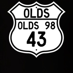 Highway Route Sign 1943 Oldsmobile Olds 98  T Shirt