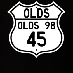 Highway Route Sign 1945 Oldsmobile Olds 98  T Shirt