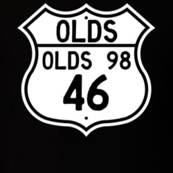 Highway Route Sign 1946 Oldsmobile Olds 98  T Shirt
