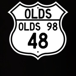 Highway Route Sign 1948 Oldsmobile Olds 98  T Shirt