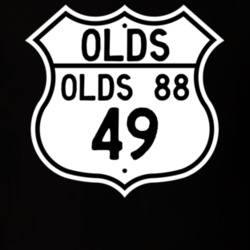 Highway Route Sign 1949 Oldsmobile Olds 88  T Shirt