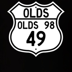 Highway Route Sign 1949 Oldsmobile Olds 98  T Shirt