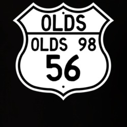 Highway Route Sign 1956 Oldsmobile Olds 98  T Shirt