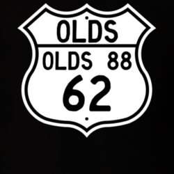 Highway Route Sign 1962 Oldsmobile Olds 88  T Shirt