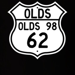 Highway Route Sign 1962 Oldsmobile Olds 98  T Shirt