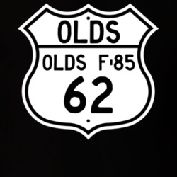 Highway Route Sign 1962 Oldsmobile Olds F-85  T Shirt