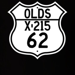 Highway Route Sign 1962 Oldsmobile X-215  T Shirt