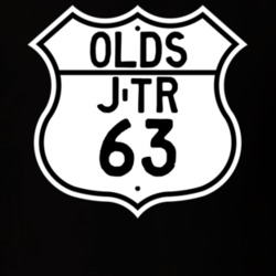 Highway Route Sign 1963 Oldsmobile J-Tr  T Shirt