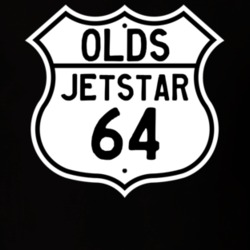 Highway Route Sign 1964 Oldsmobile Jetstar  T Shirt