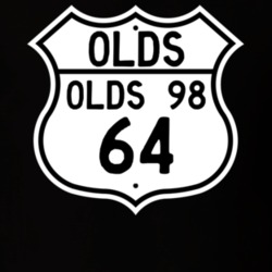 Highway Route Sign 1964 Oldsmobile Olds 98  T Shirt