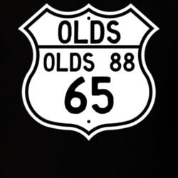 Highway Route Sign 1965 Oldsmobile Olds 88  T Shirt